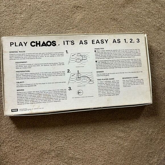 Lakeside’s Chaos Memory And Strategy Board Game *Complete* - Picture 6 of 8
